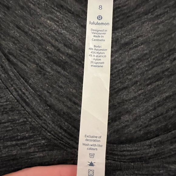 Lululemon Meant to Move Long Sleeve Grey Heathered Shirt - Picture 4 of 8
